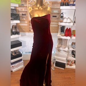 XSCAPE  Velvet Evening Gown.